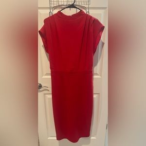 Red Express Dress. Size Medium. Midi Length.